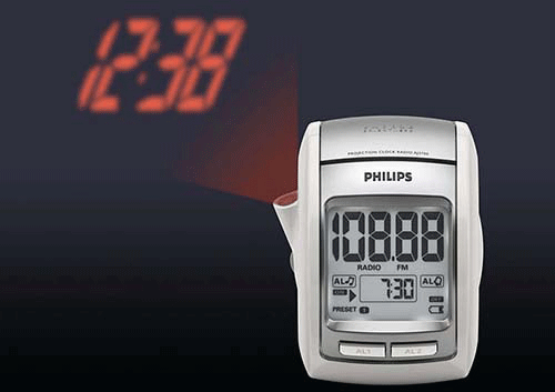 رادیو ساعت فیلیپس پروژکتوردار مدل AJ3700