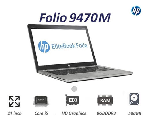 لپ تاپ استوک اچ پی EliteBook Folio 9470m
