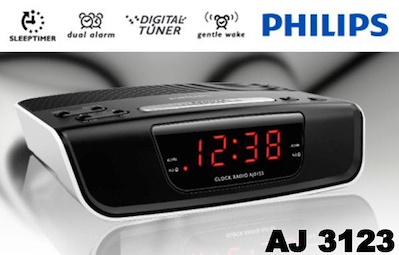 رادیو ساعت فیلیپس مدل AJ3123
